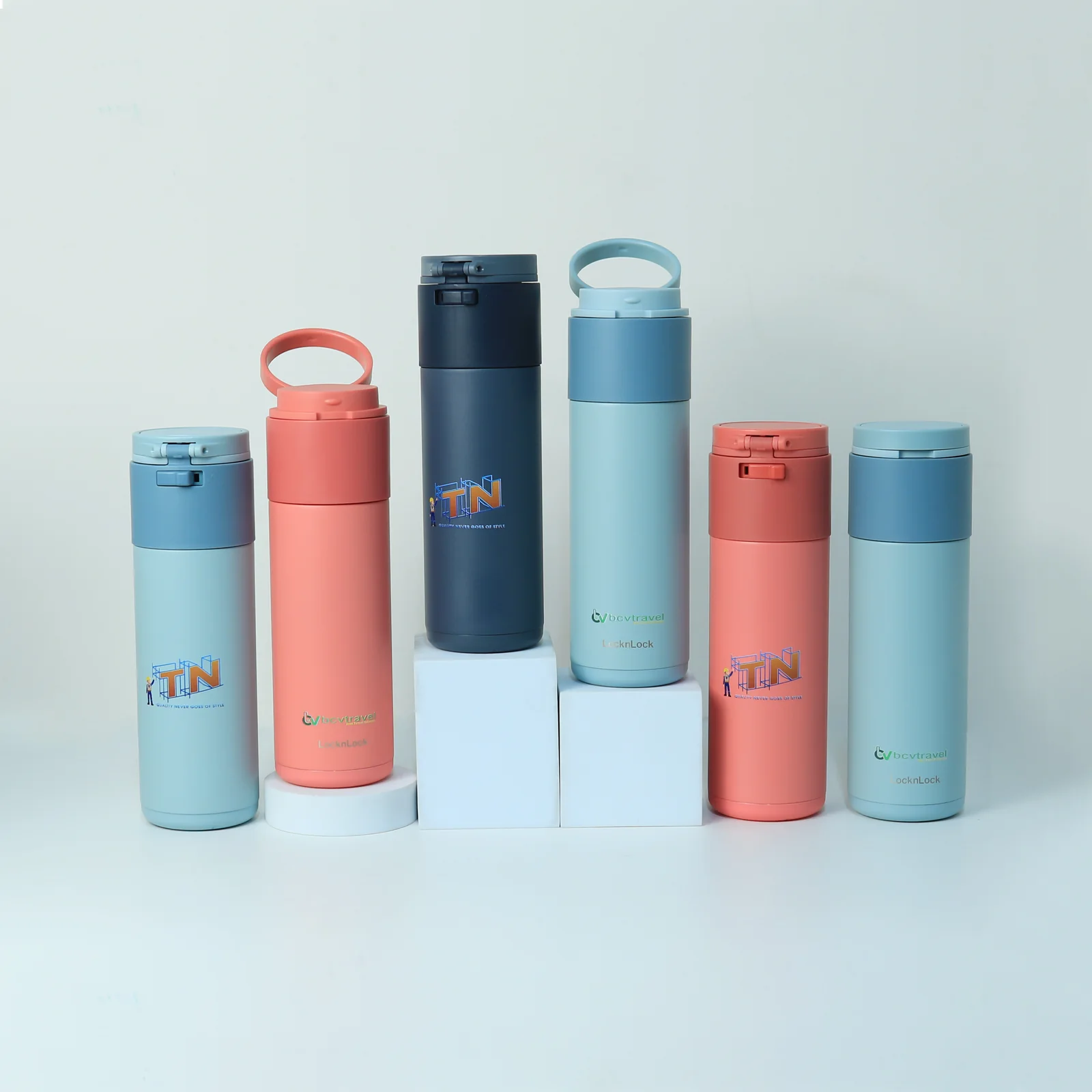 Bình giữ nhiệt in logo nhiều màu
